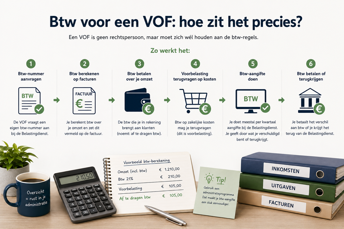 Btw voor een VOF: hoe zit het precies?