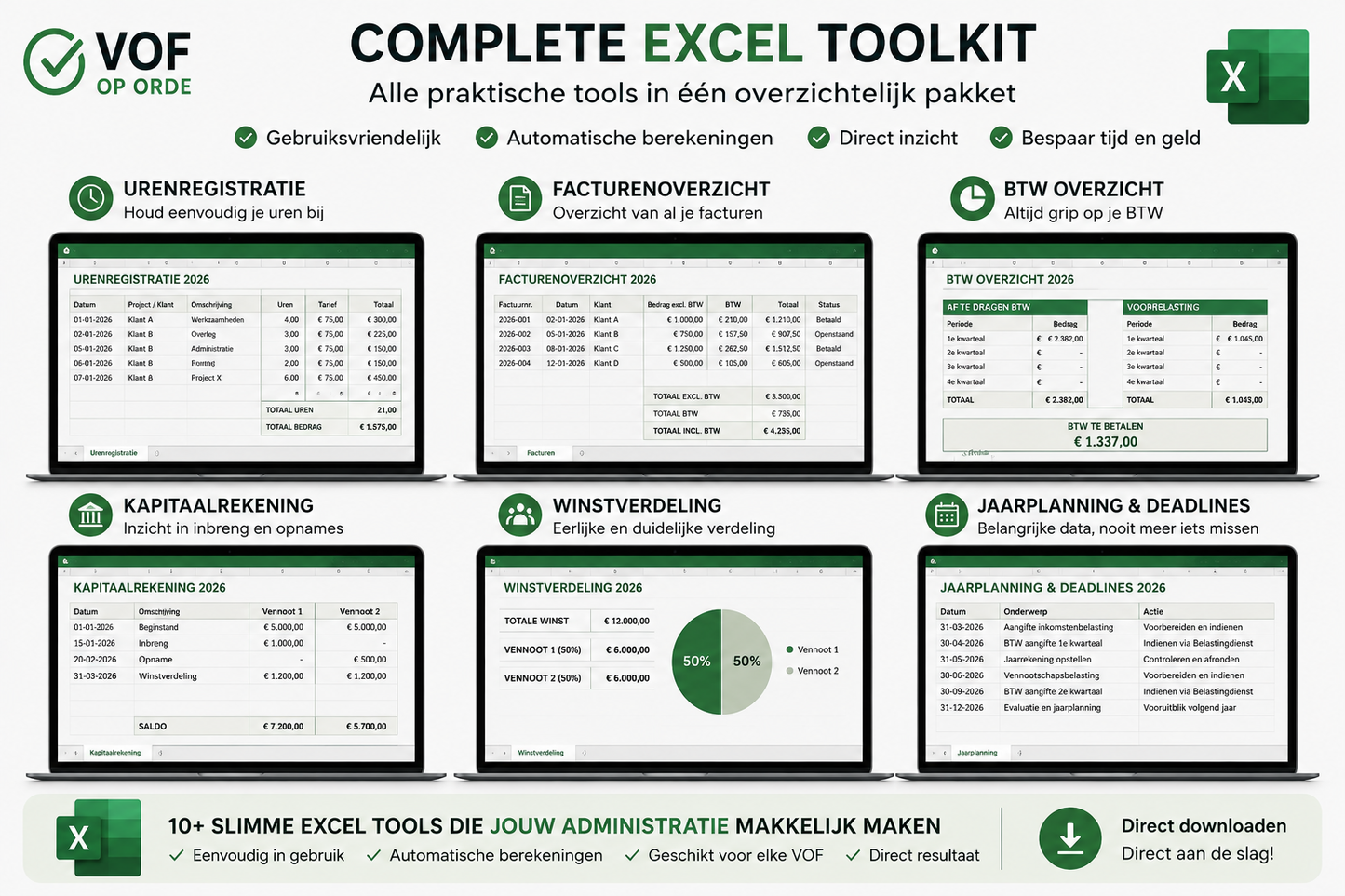 VOF op Orde – Complete Toolkit 2026